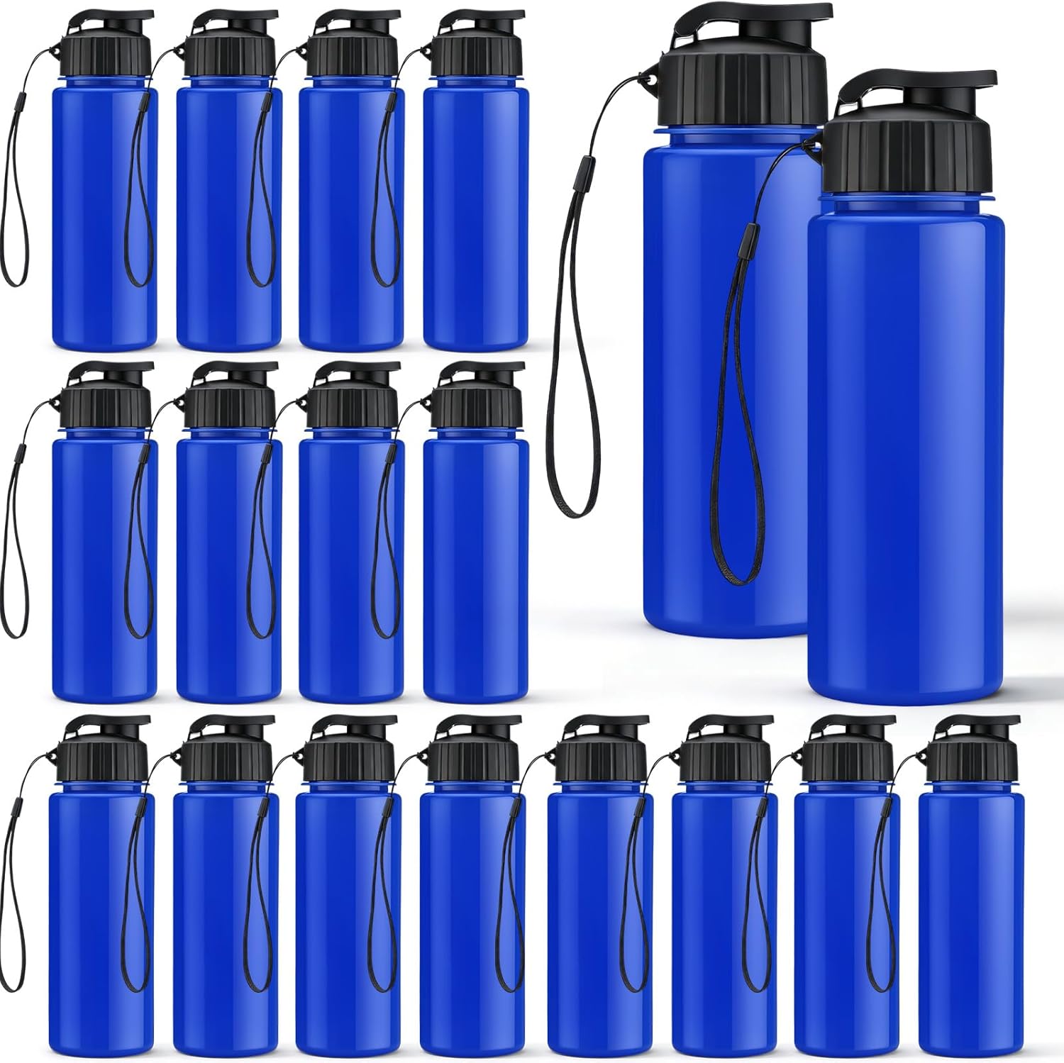 MIFOCI 20 Pieces Water Bottle Bulk 17 oz