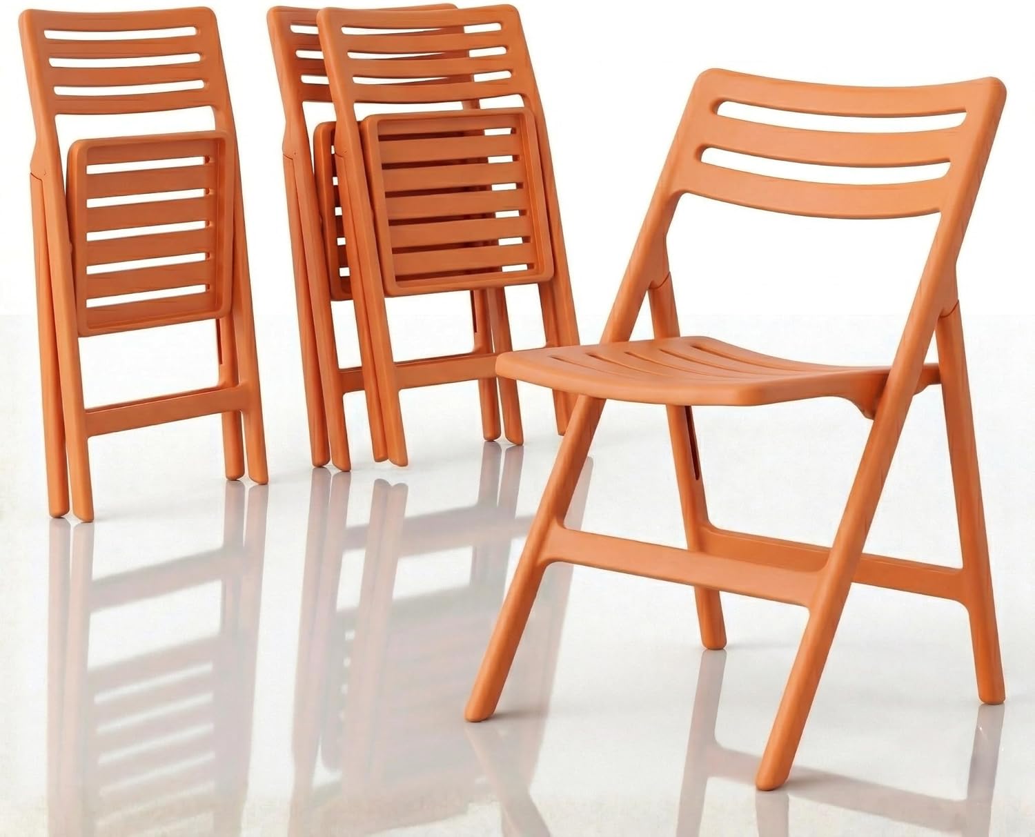 Ferozzi 485 lbs Heavy Duty Fiberglass Reinforced Folding Chairs