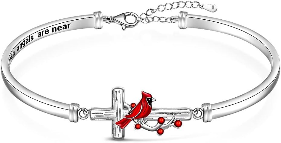 Fenthring Red Cardinal Memorial Bangle