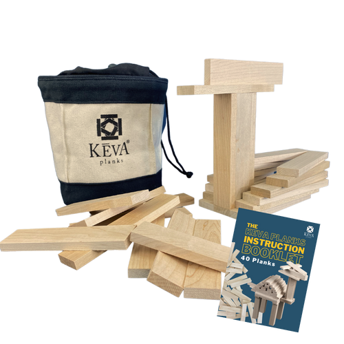 KEVA Maple Canvas Travel Tote — 40 Planks