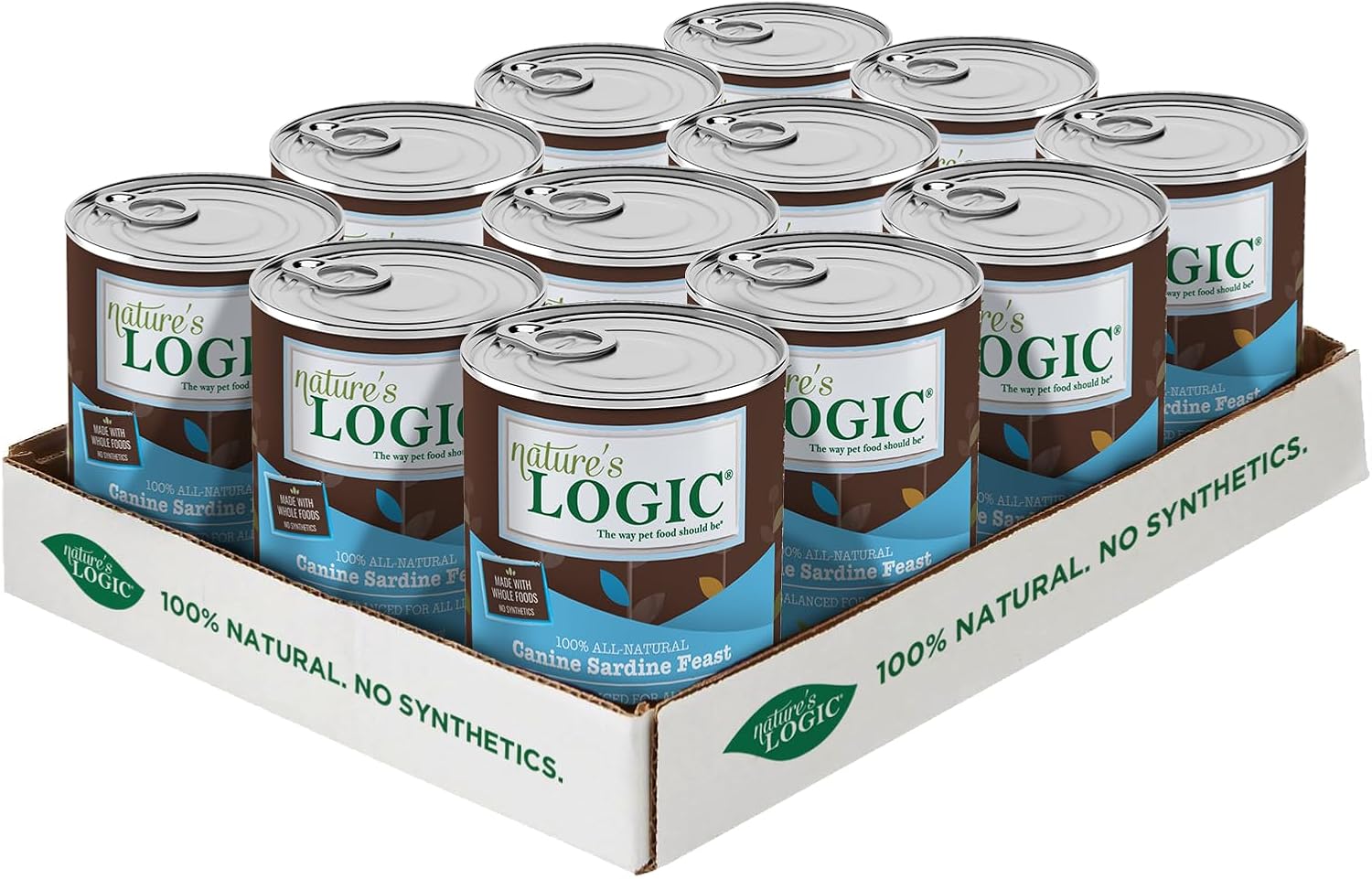 Sardine Grain-Free Canned Dog Food, 13.2 oz (12-Pack)