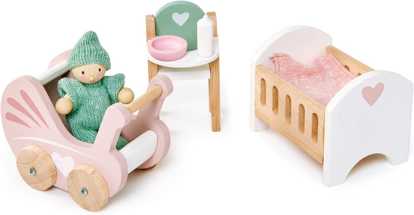 Tender Leaf Toys - Dollhouse Accessories - Detailed Wooden Furniture Sets and Room Decor - Encourage Creative and Imaginative Fun Play for Children - Age 3+