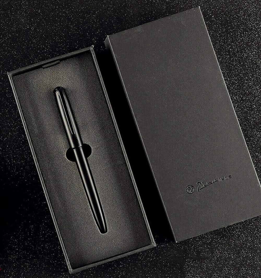 Picasso 916 Matte Black Fountain Pen Titanium Black Medium Nib with Gift Box