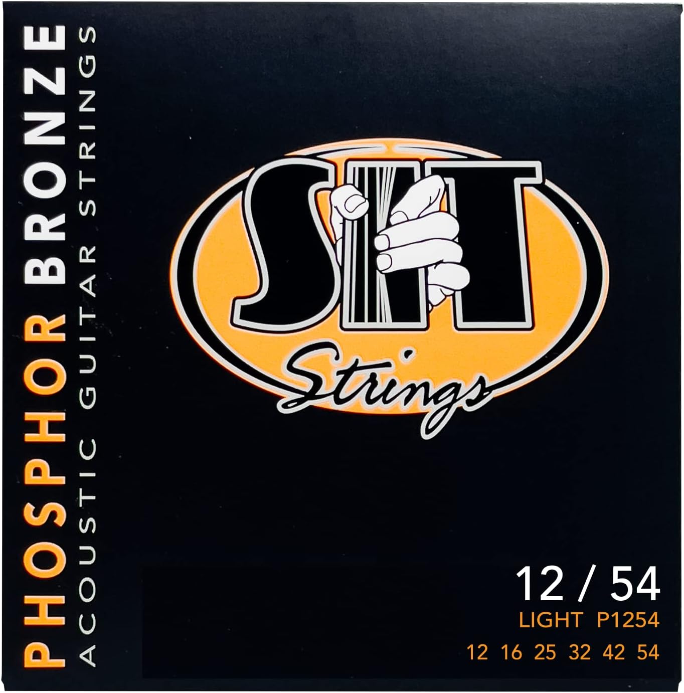 Phosphor Bronze Acoustic Guitar Strings Light 12-54 (P1254)