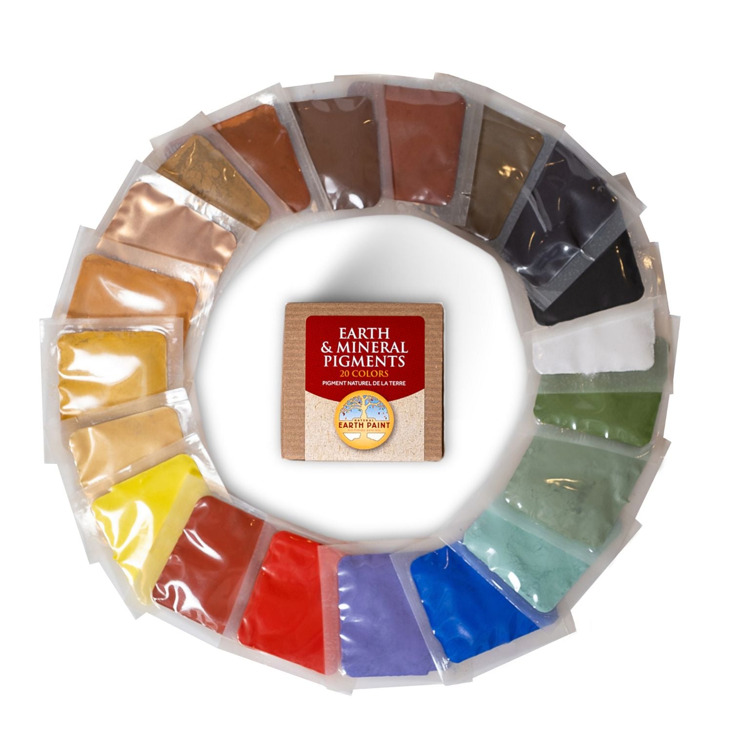 Natural Earth Paint Pigment Sample Pack