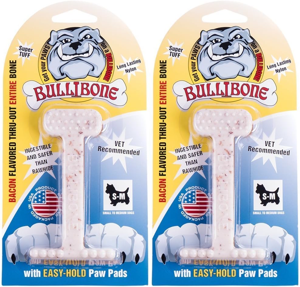 Bullibone Nylon Dog Chew Toy (Bacon Flavor)