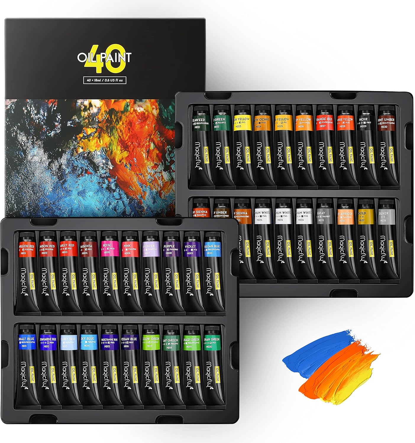 Magicfly Oil Paint, 40pcs