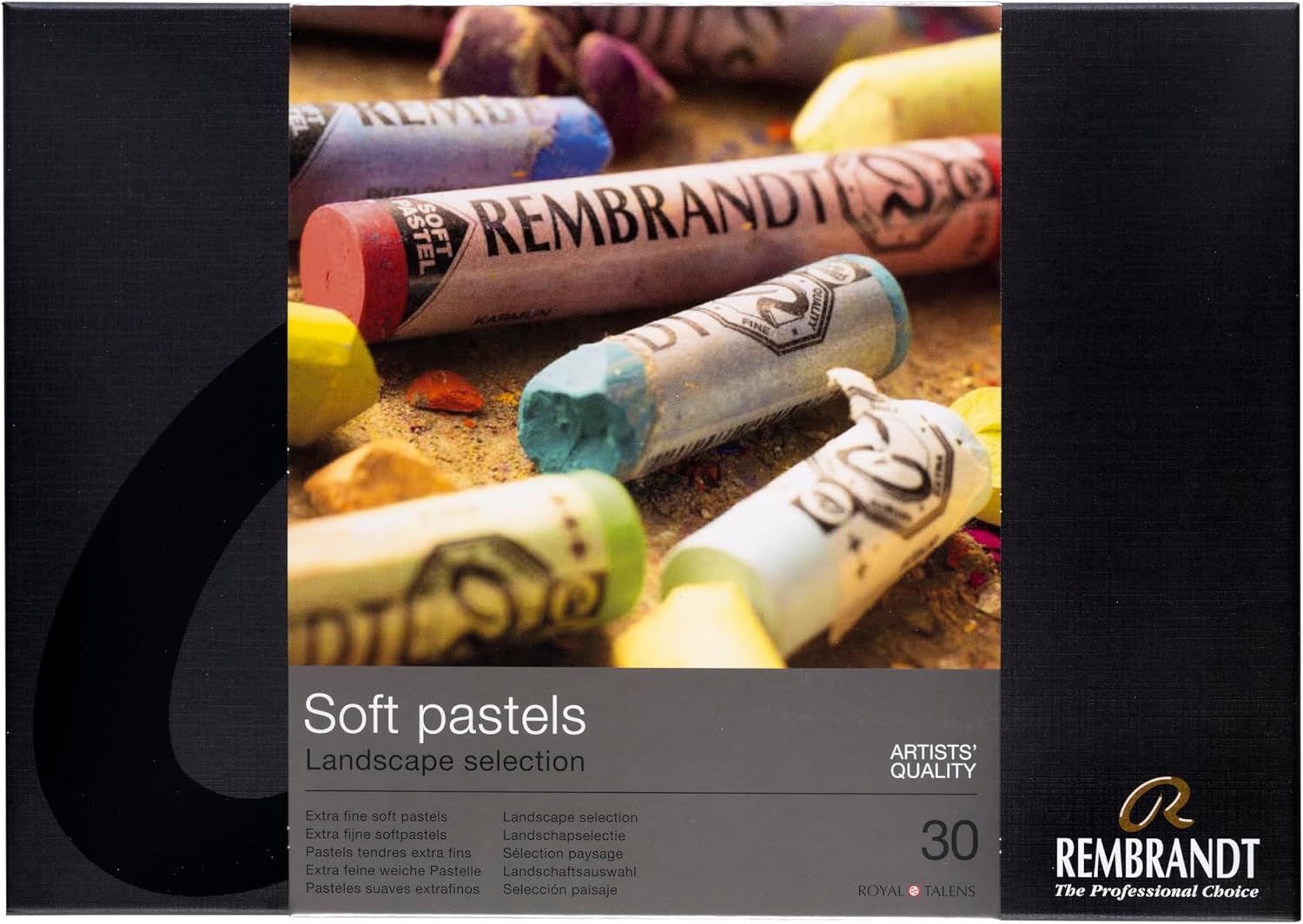 Rembrandt Soft Pastels 30 Stick Landscape Set