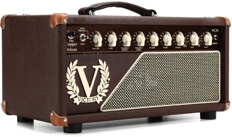 Victory Amplification V35 The Copper Deluxe 35-watt 1-channel Tube Guitar Amplifier Head