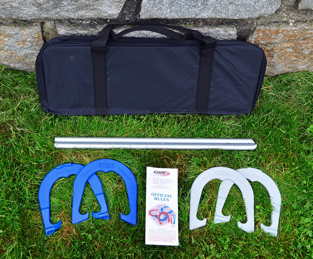 St. Pierre Eagle Tournament Horseshoe Set