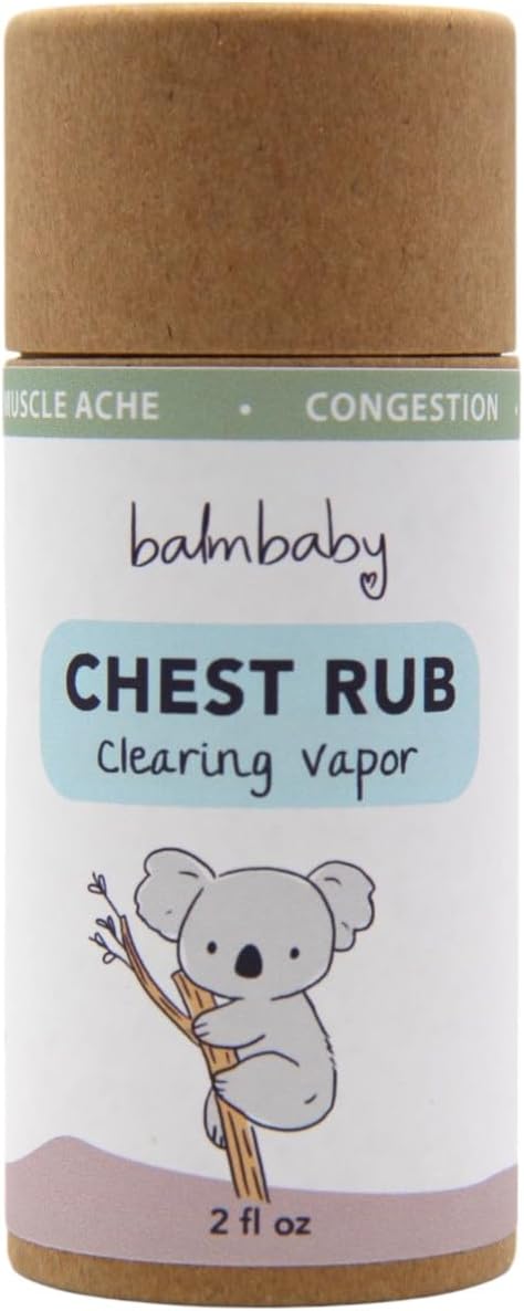 BALM! Baby Chest Rub – Soothing Natural Chest Rub Balm with Eucalyptus and Lavender – Petroleum Free – Vegan - Safe and Effective (Eco Stick, 2oz)