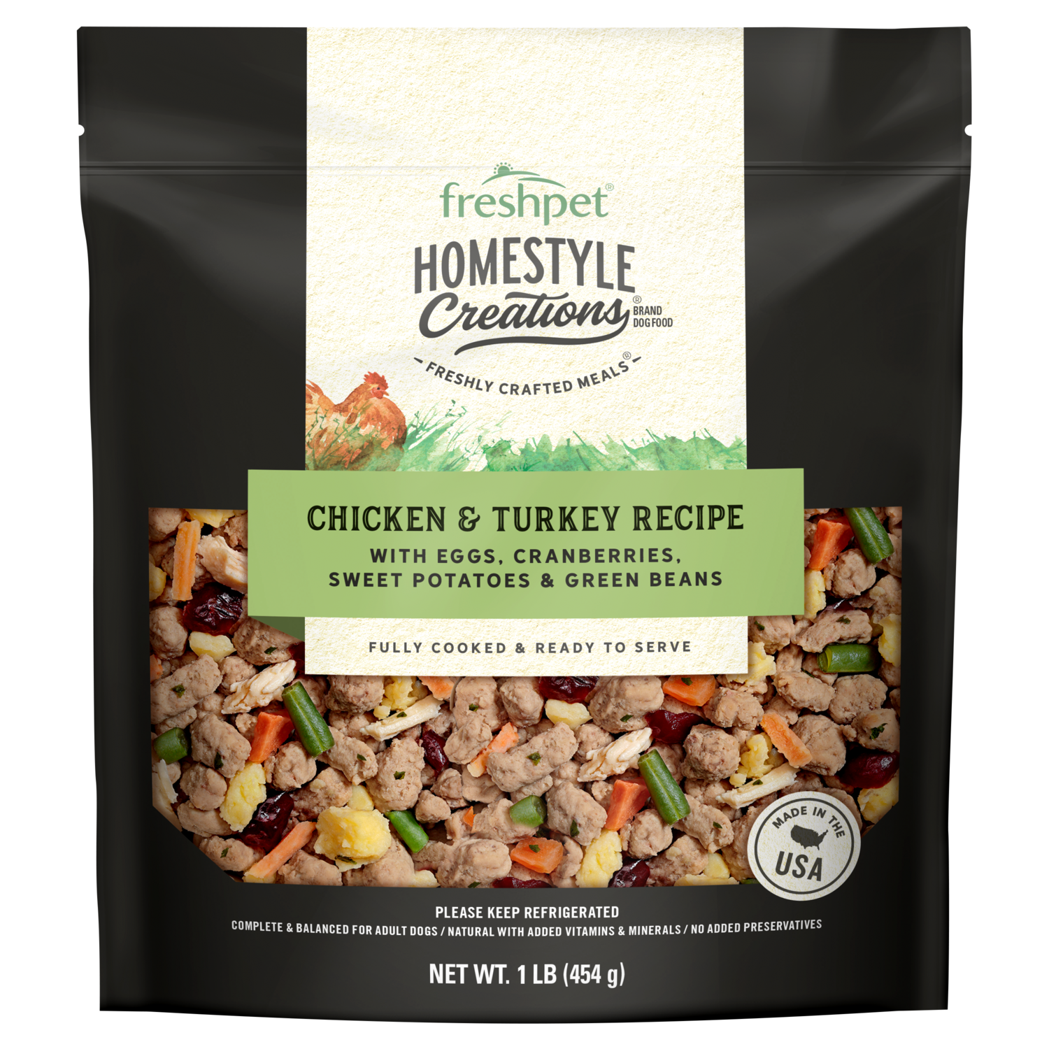 Freshpet Homestyle Creations Chicken & Turkey Dog Food