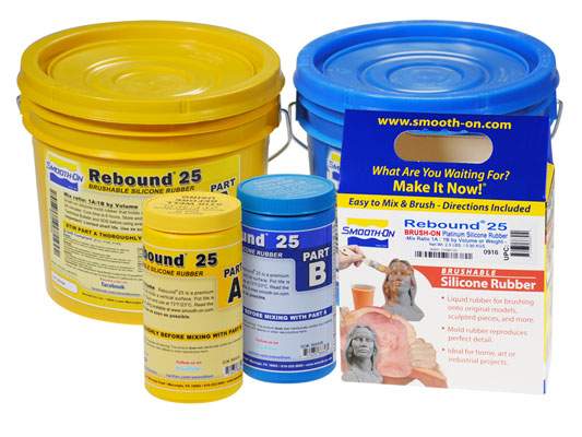 Rebound™ 25 Brushable Platinum Silicone Rubber – Pint