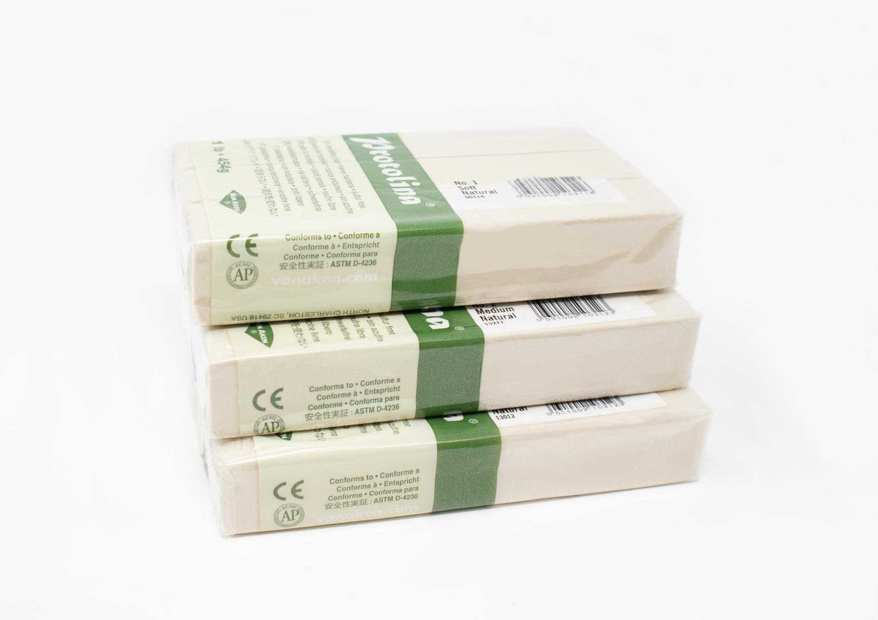 Protolina 1 lb Natural Soft Sulfur-Free Sculpting Clay