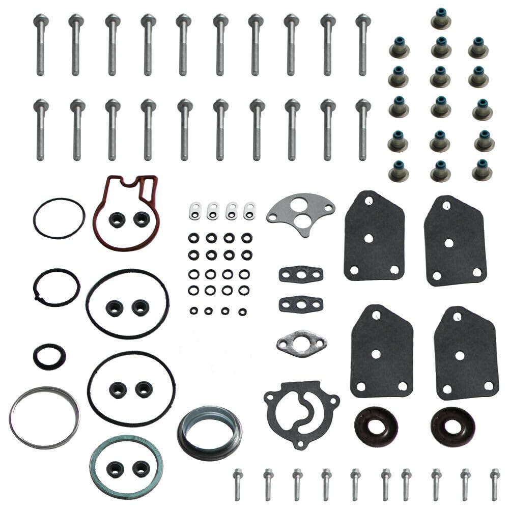 Generic MLS Full Cylinder Head Gasket Set with ES72220 Bolts Intake Exhaust Manifold Gasket Fit for Chevy Silverado Suburban GMC Yukon Sierra Cadillac Escalade 4.8L 5.3L OHV 2004-2014