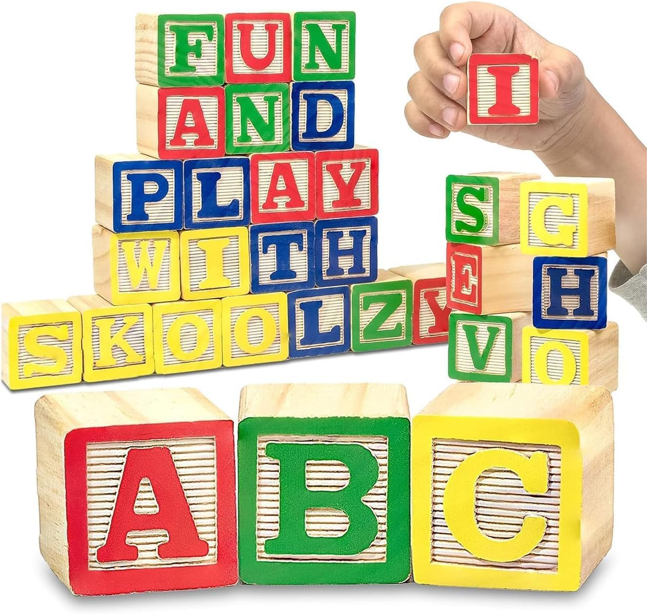 Skoolzy 30 PCS Baby Blocks