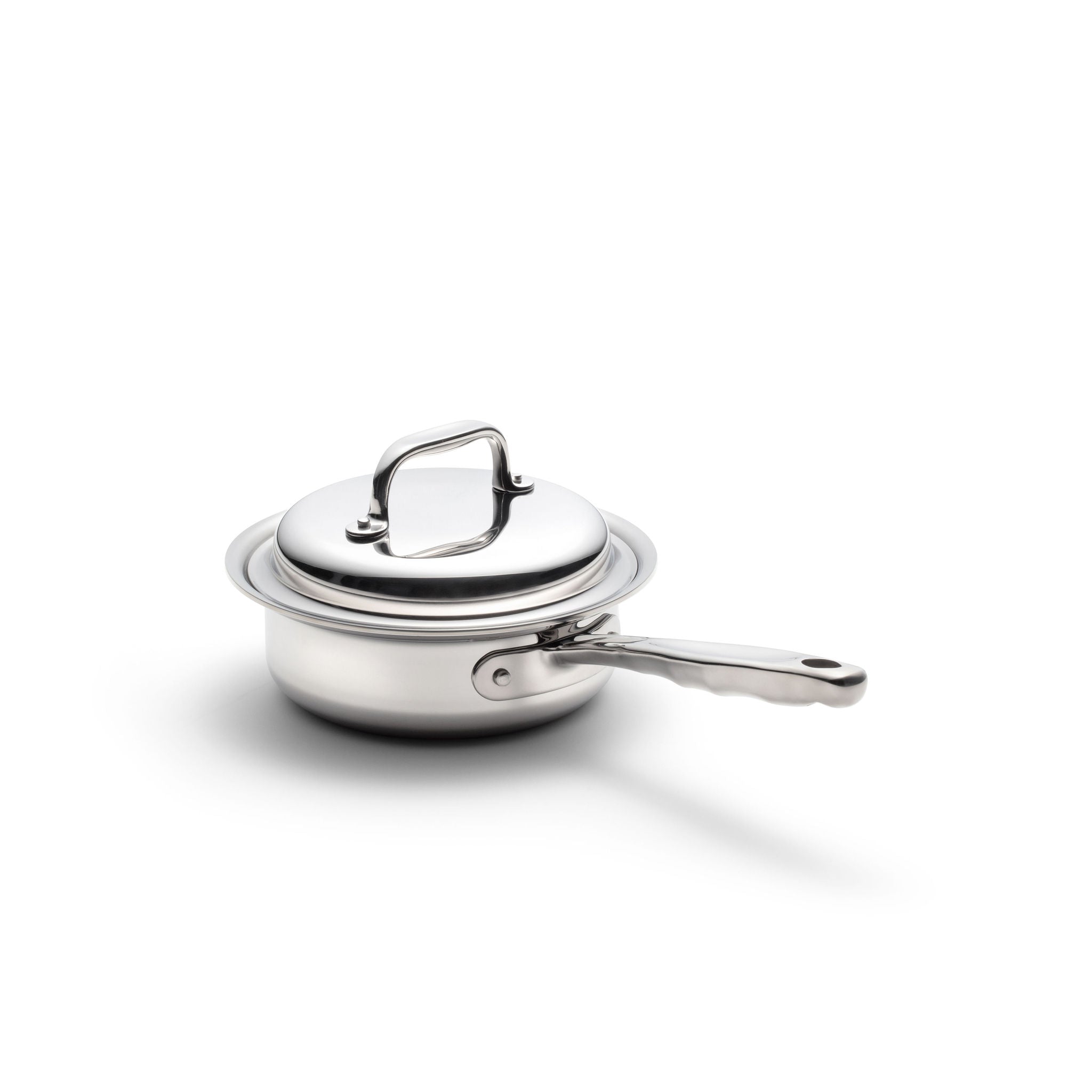1 Quart Stainless Steel Saucepan with Cover