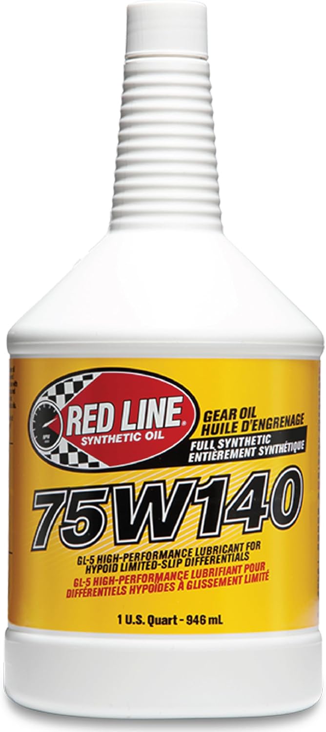 Red Line 57914 75W-140 GL-5 Synthetic Gear Oil for Hypoid Limited Slip Differentials