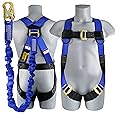 3M DBI-SALA 3M 1113120 DBI-SALA ExoFit X300 Comfort Construction Positioning Safety Harness, Construction Fall Protection, Aluminum Back and Hip D-Rings, Auto-Locking Quick Connect Leg and Chest Buckles, X-Small