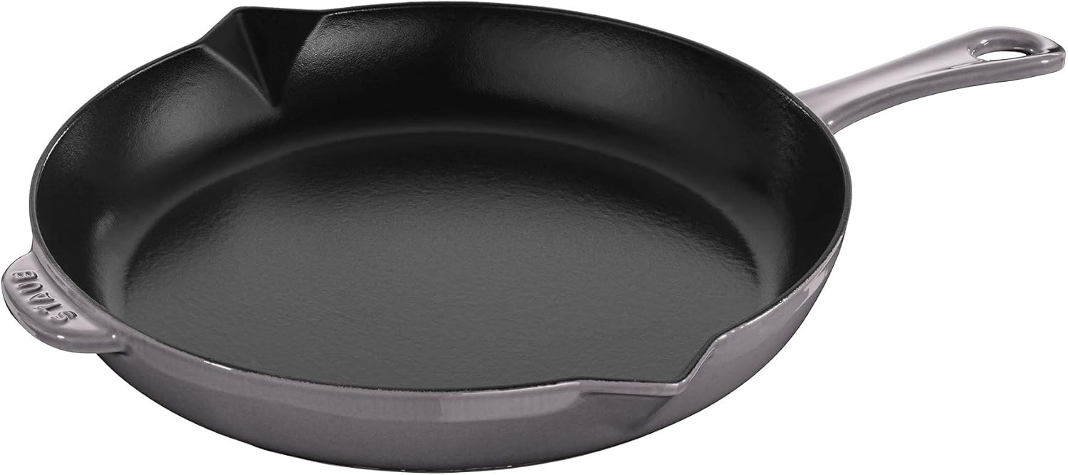STAUB Cast Iron 12-inch Fry Pan - Graphite Grey