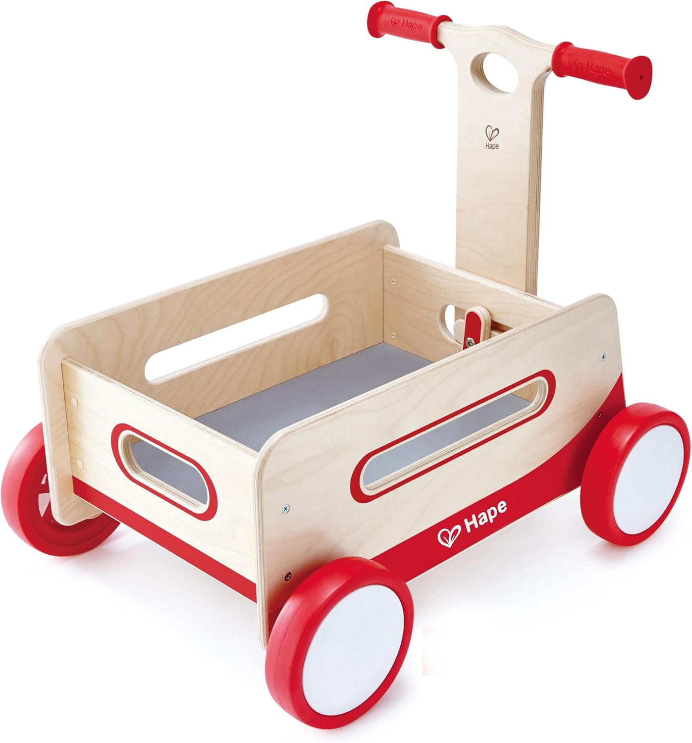 Hape Wooden Wagon Push and Pull Toy
