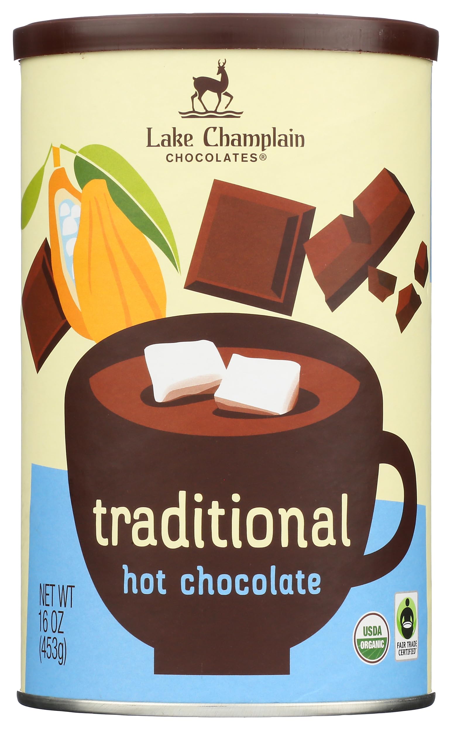 Traditional Organic Hot Chocolate Mix, 16 oz