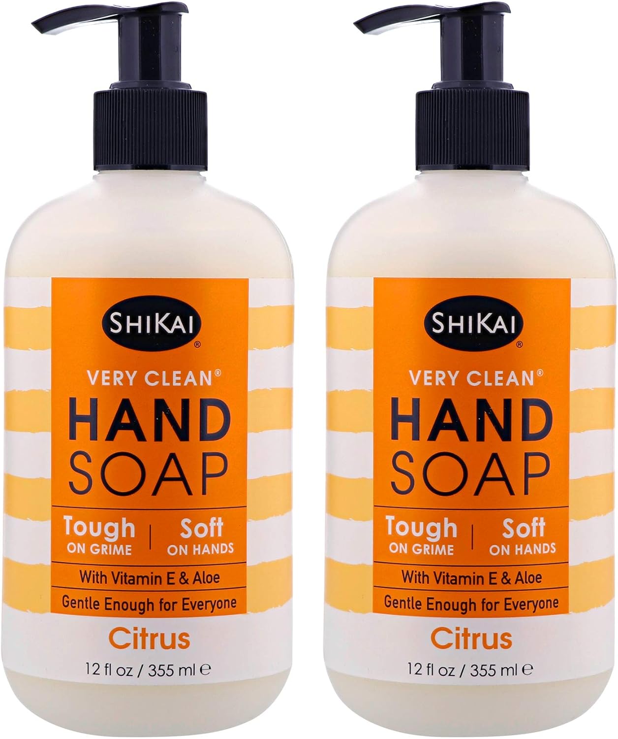 ShiKai Very Clean Liquid Hand Soap, Citrus (12 oz, 2-Pack)