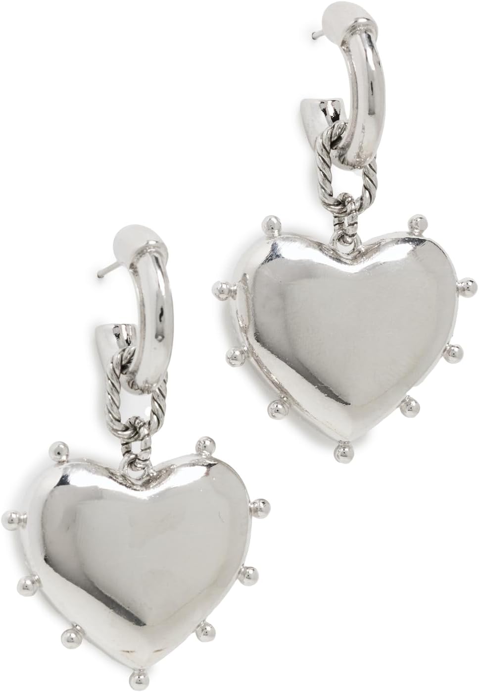 Elizabeth Cole Darlene Earrings, Silver