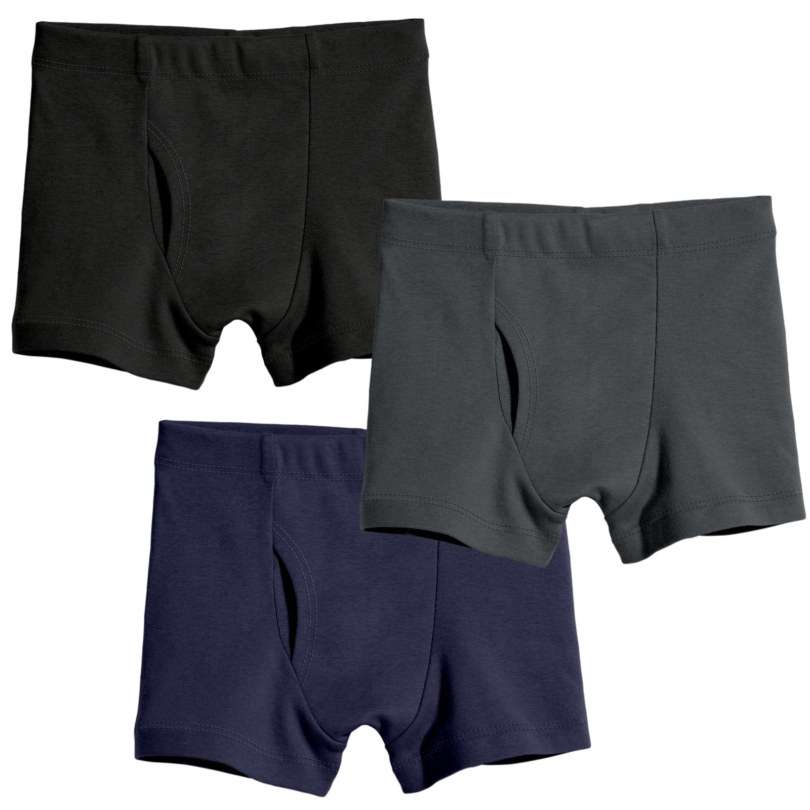Boys Organic Cotton Boxer Brief 3 Pack