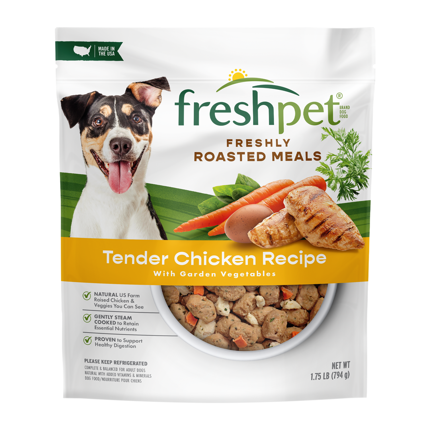 Freshpet Roasted Meals Tender Chicken Dog Food