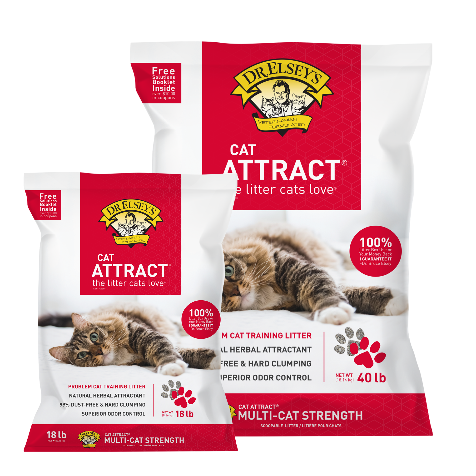 Dr. Elsey's Precious Cat Cat Attract Problem Cat Training Litter, 20 lb