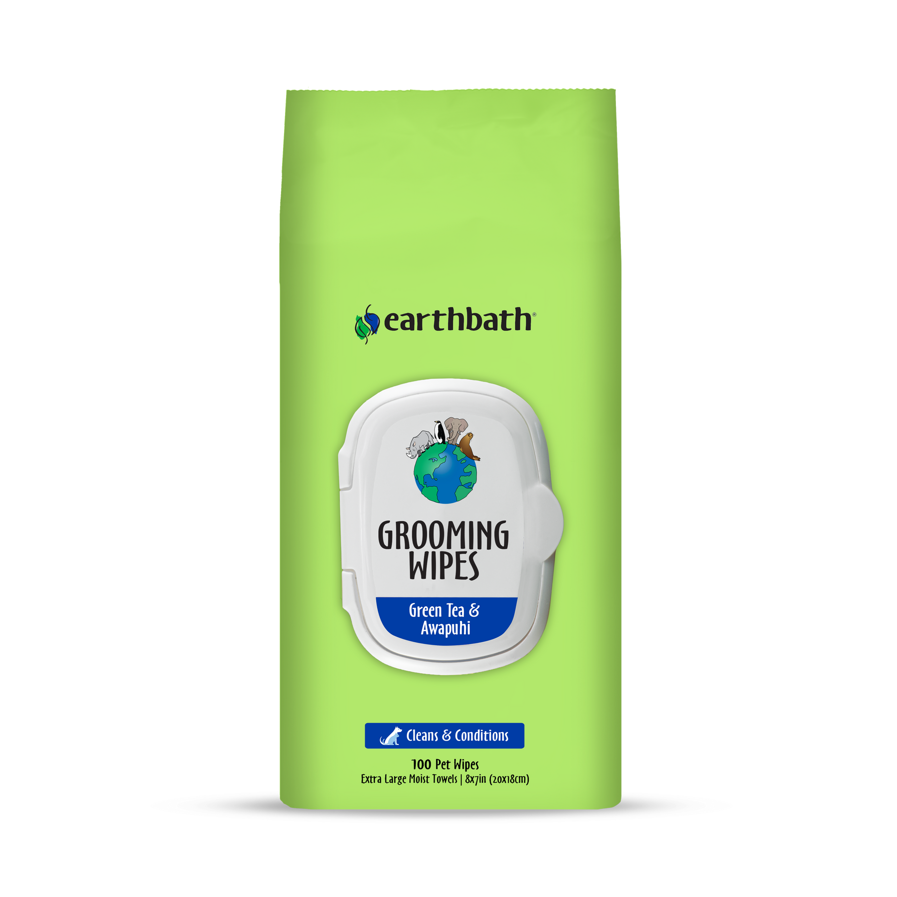 Green Tea & Awapuhi Grooming Wipes