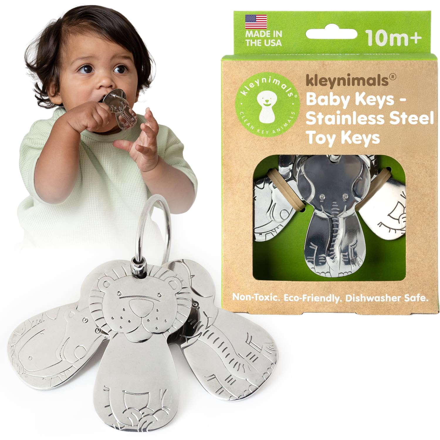 Kleynimals Original Stainless Steel Toy Keys