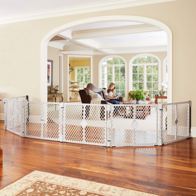 Toddleroo by North States Superyard Duo Extra Wide Gate & Play Yard