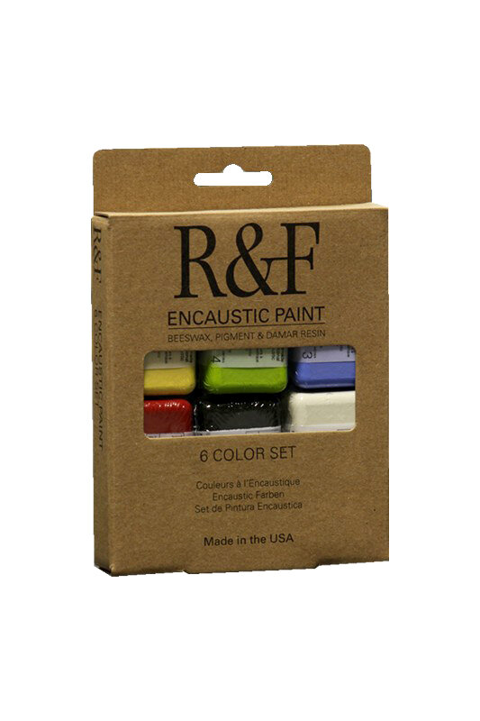 R&F Handmade Paints Encaustic Introductory Colors, Set of 6