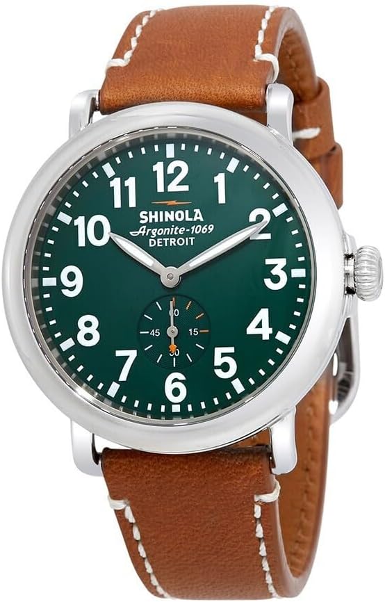 Shinola The Runwell 41MM Men's Green Watch
