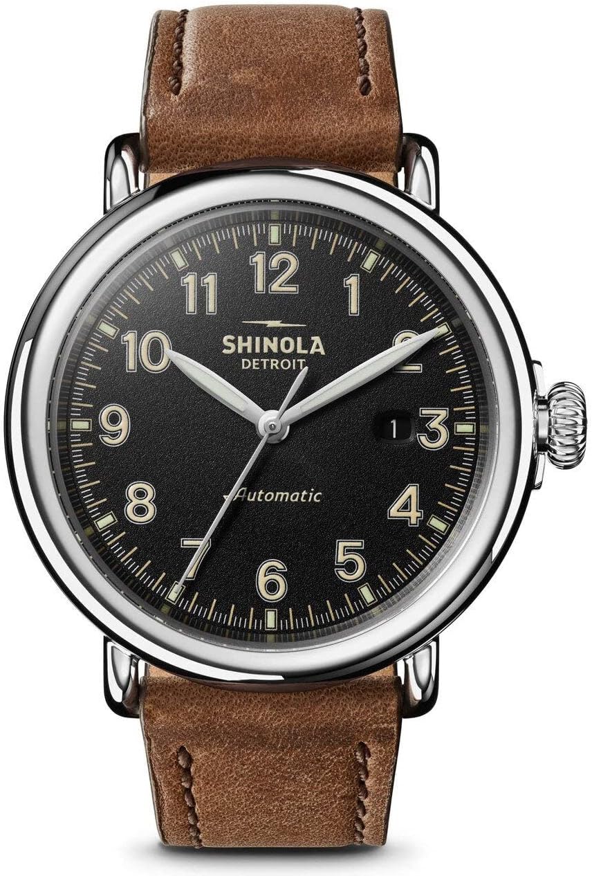 Shinola The Runwell Automatic Movement Black Dial Men's Watch S0120141490