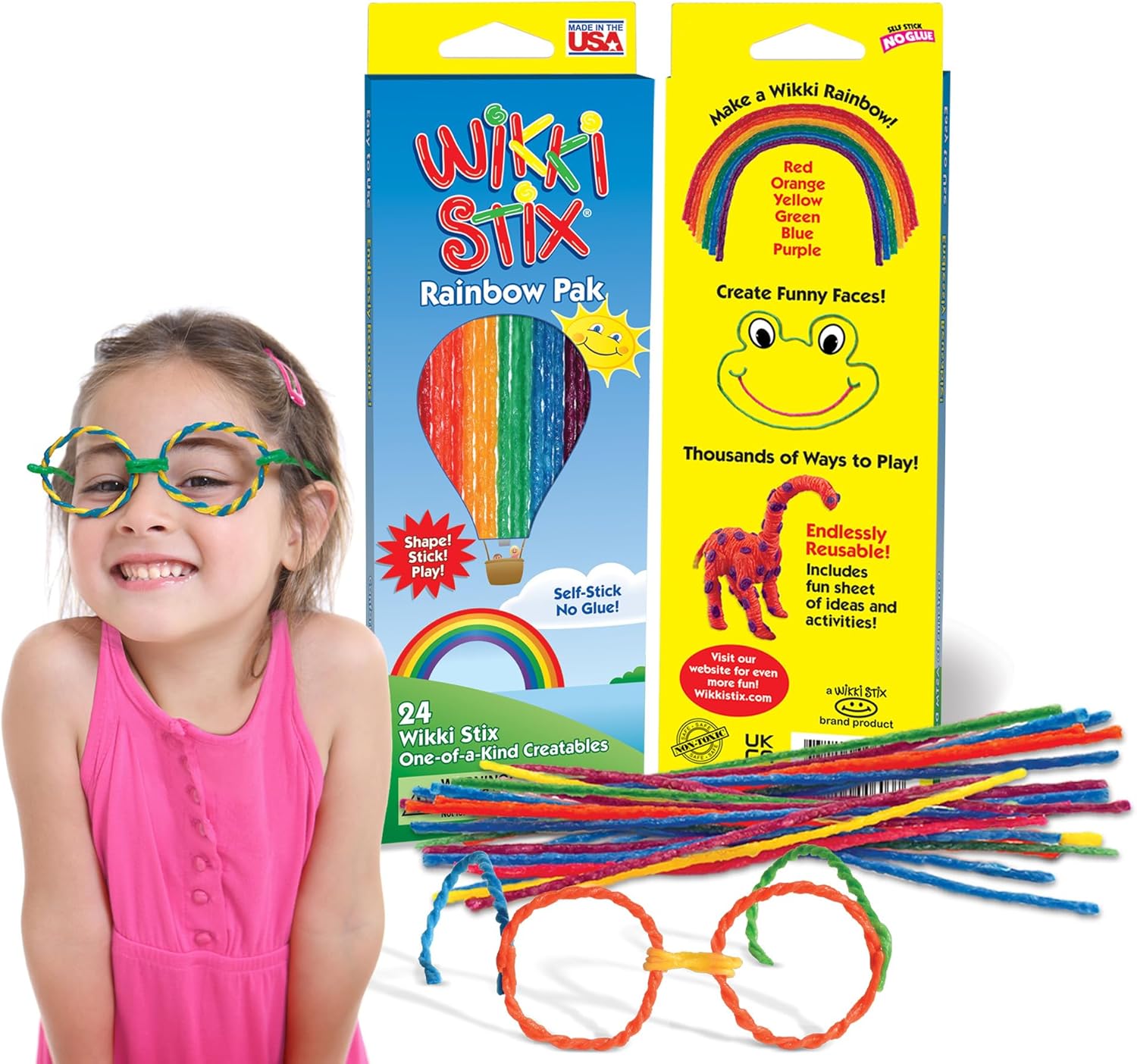 Wikki Stix Rainbow Pak 24-Count