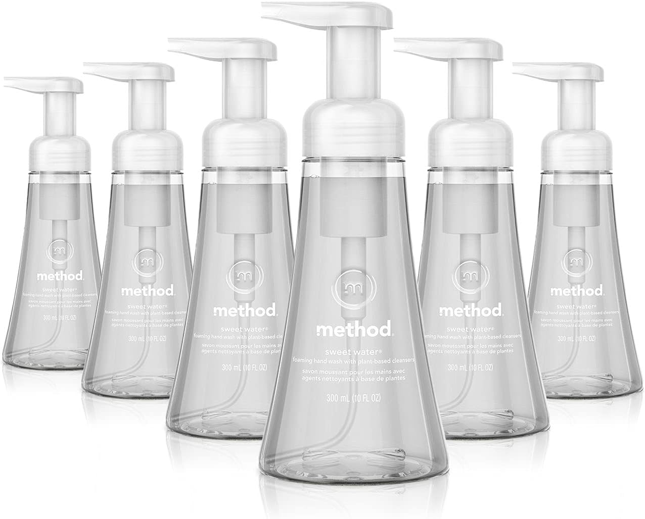 Method Foaming Hand Soap, Sweet Water (6 Pack)