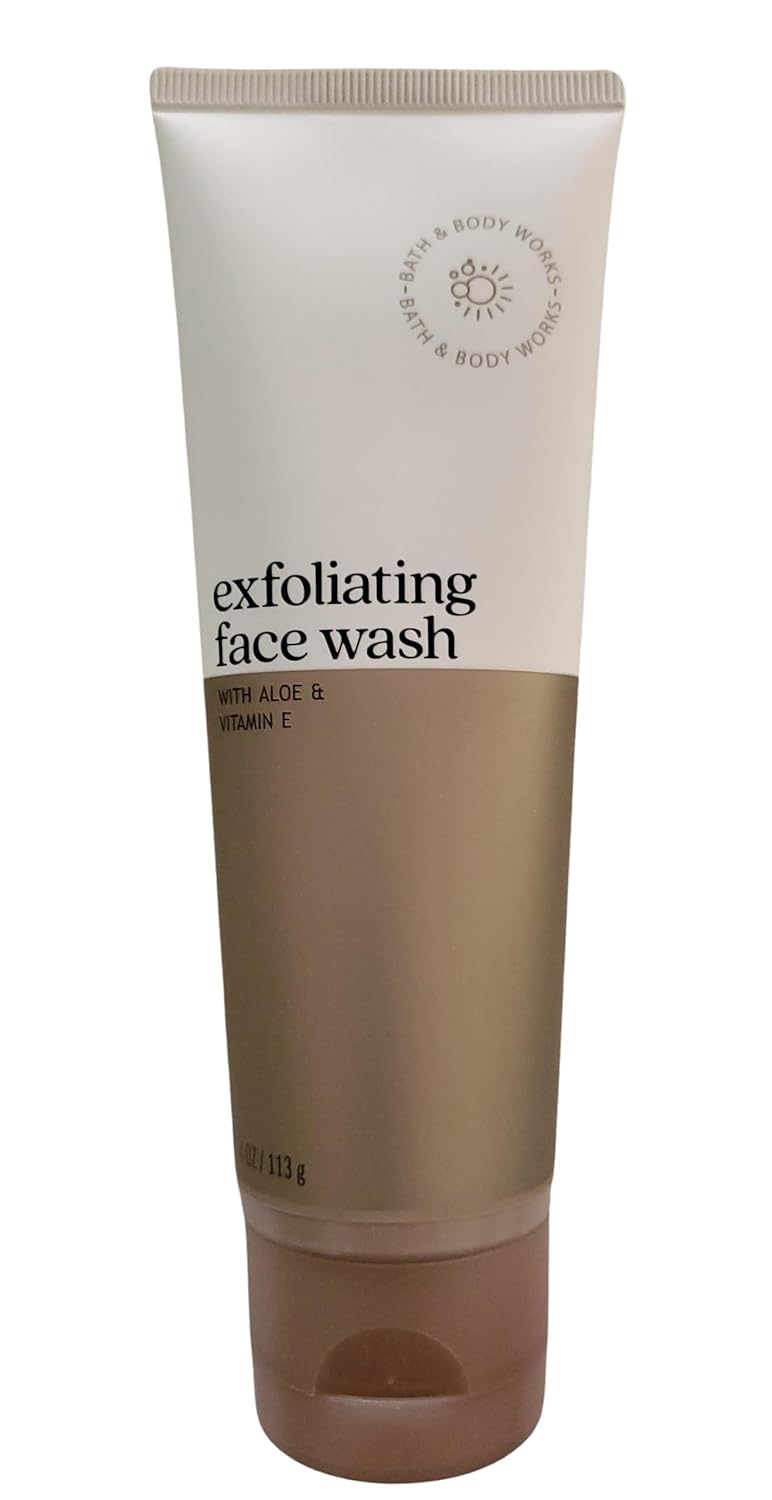 Bath & Body Works Bath and Body Works Exfoliating Face Wash With Aloe + Vitamin E 4 Ounces