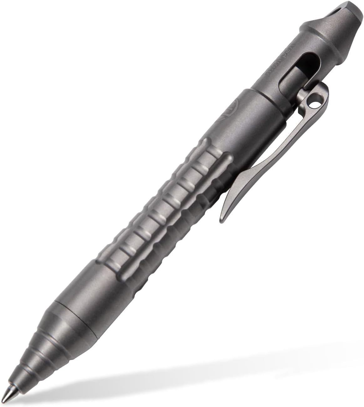 TACRAY Titanium Bolt Action Mini Pen, Pocket Size EDC Pen, Mini Keychain Pen, Small Lanyard Clip Pen with Short-sized LAMY Brand Refill