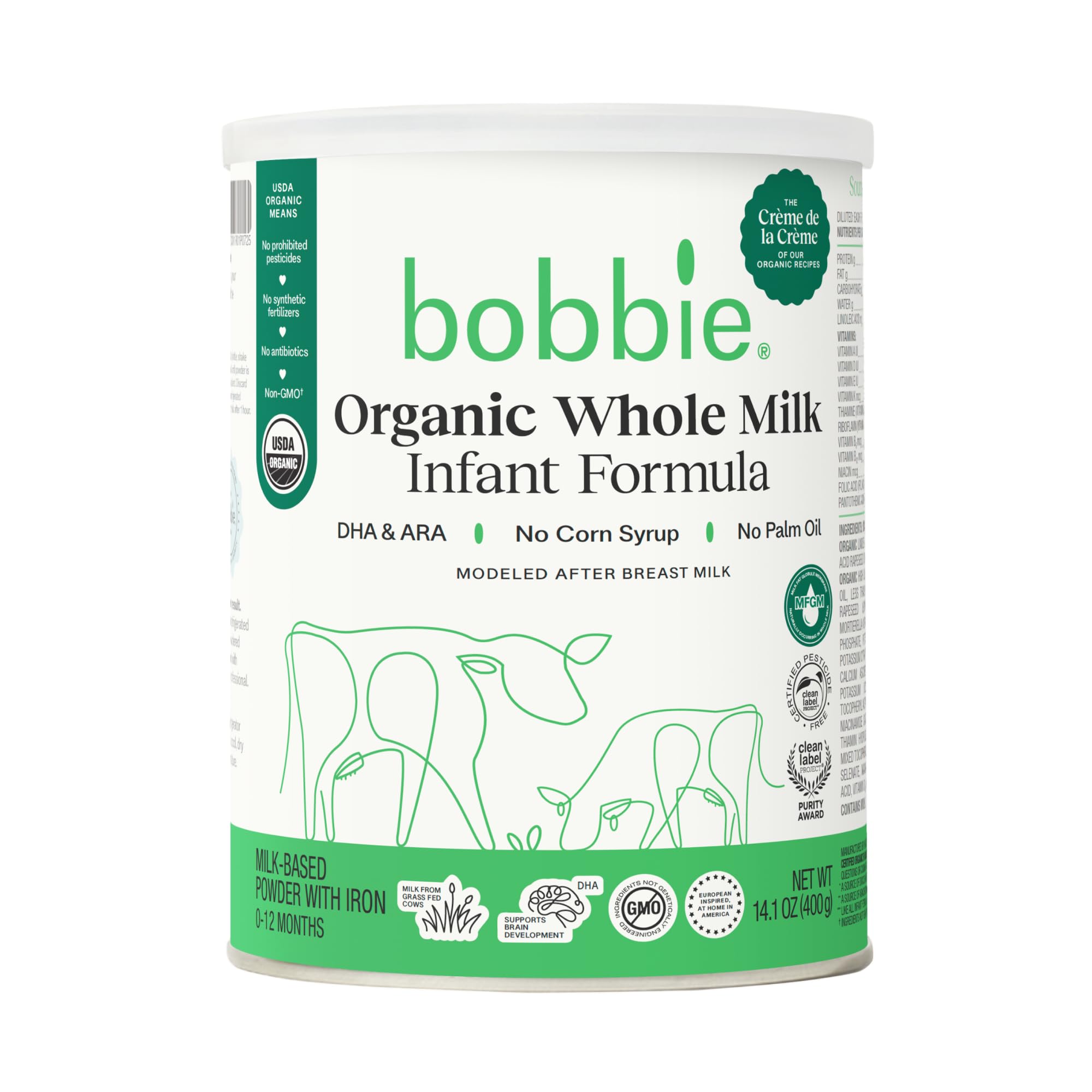 Organic Whole Milk Infant Formula