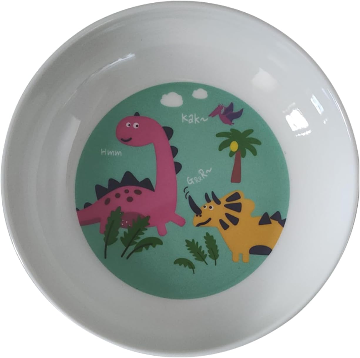 MUBOPL Dinosaurs Angled Baby Bowls Set of 4