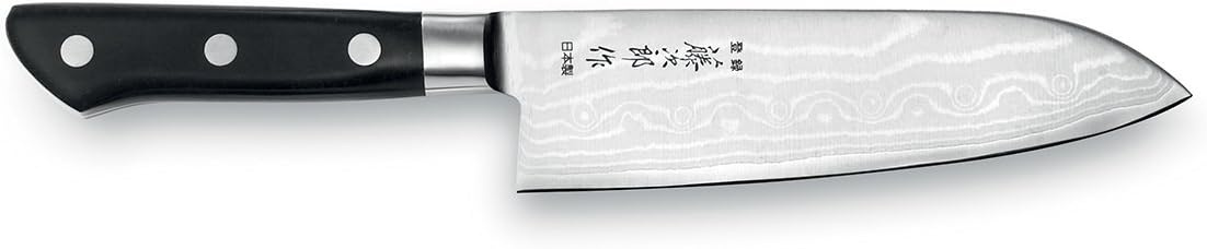 Tojiro DP Damascus 7-inch Santoku Knife