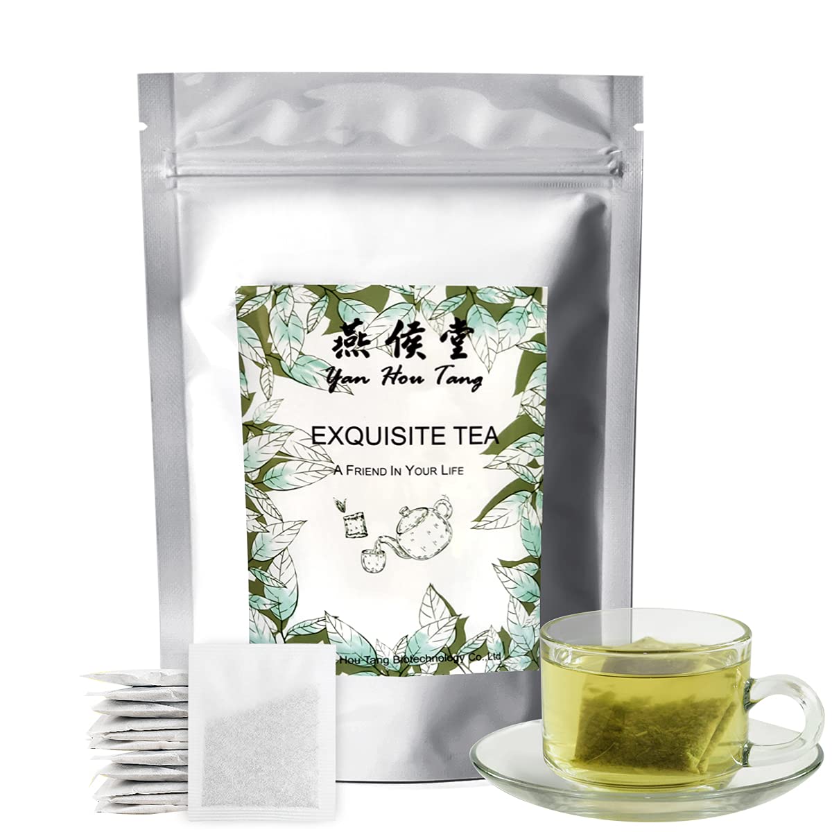 Yan Hou Tang Chinese Green Tea bags