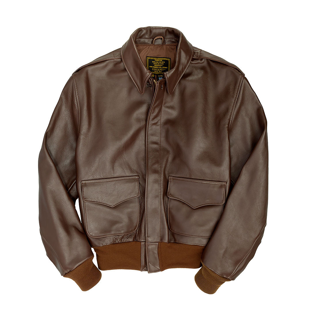 WWII Government Issue A-2 Leather Flight Jacket