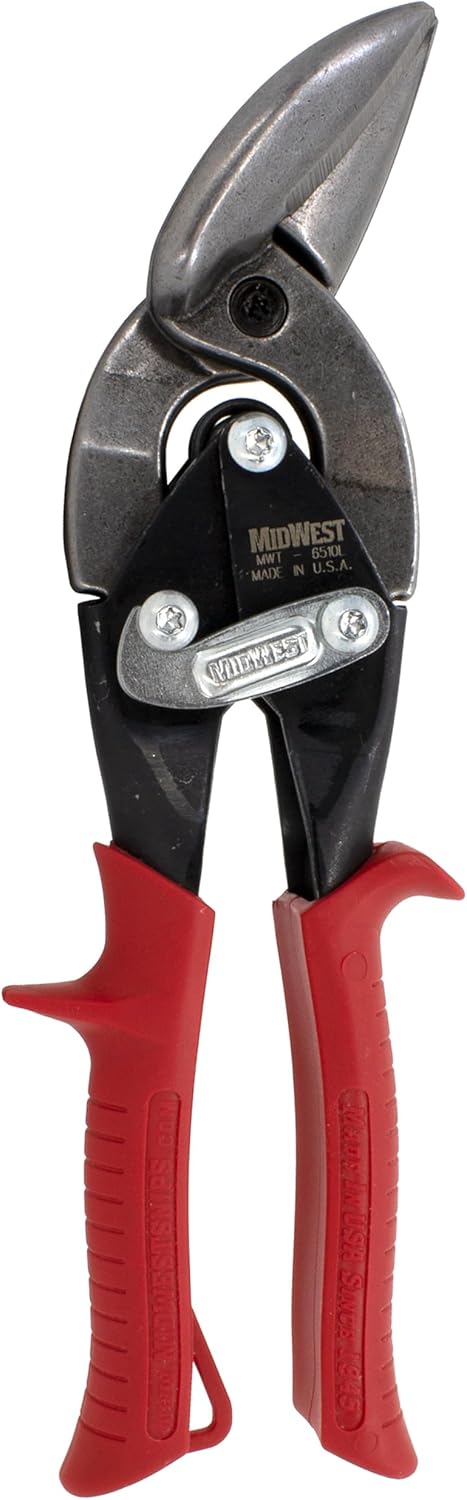 Midwest Snips MWT-6510L Left Cut Offset Aviation Snip
