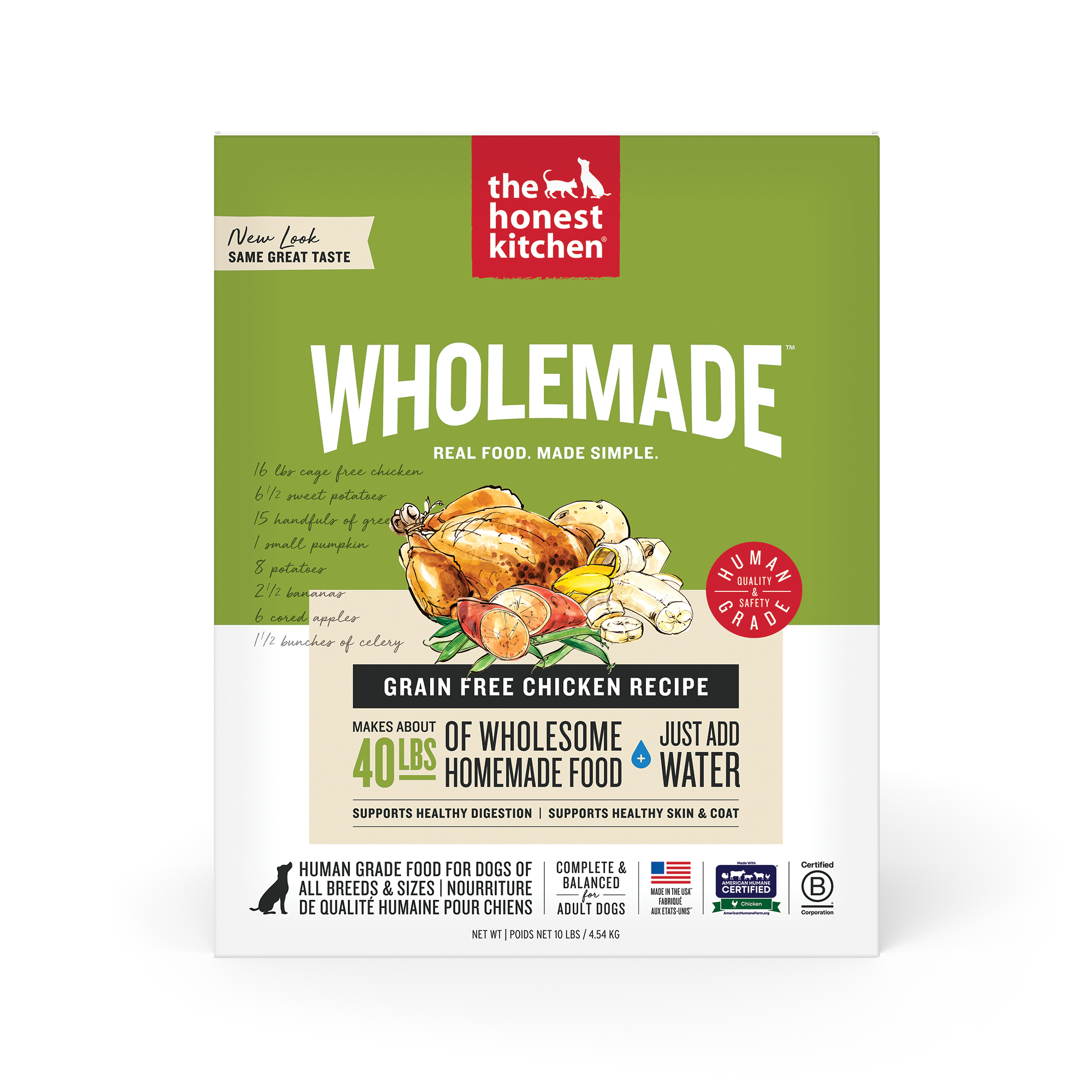 Wholemade Grain Free Chicken Dehydrated Dog Food
