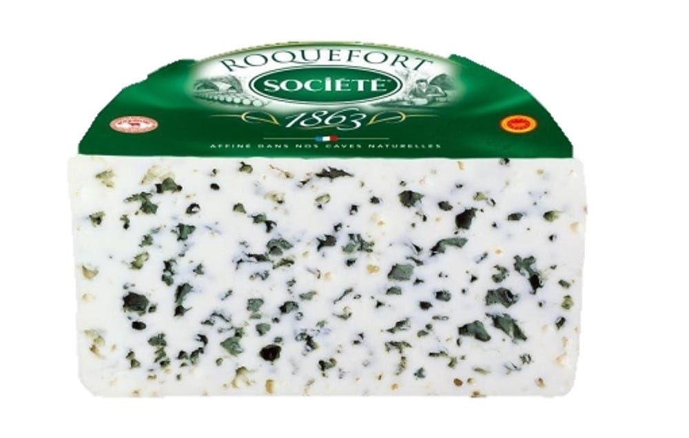 Societe Bee Roquefort Blue Cheese Societe Bee (3lb cut) France
