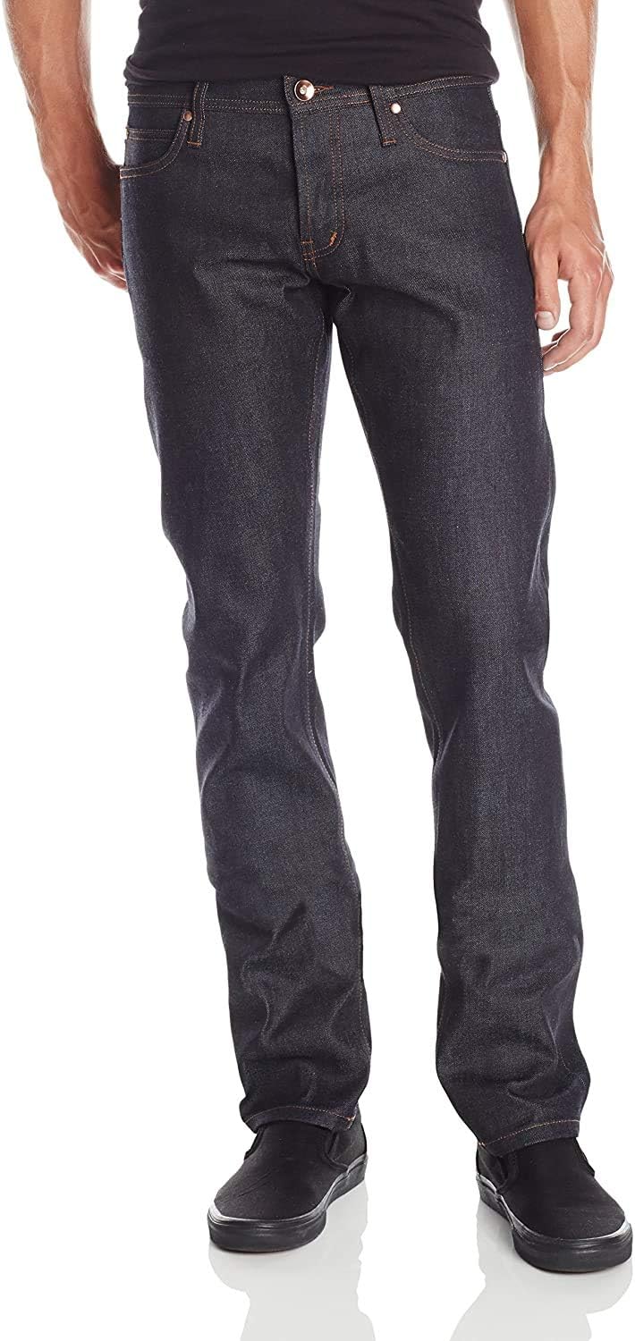 Unbranded Brand Men's UB122 Skinny Indigo Stretch Selvedge